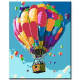 Paint by Numbers Pictures Hot Air Balloon