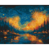 Paint by Numbers Pictures Fireworks