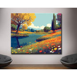 Paint by Numbers for Adults Flowers Poppy Field