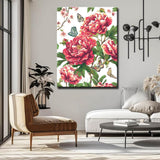 Painting by Numbers Carnations with Butterfly