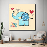 Paint by Numbers Cartoon Elephant
