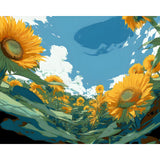 Painting by Numbers Sunflowers