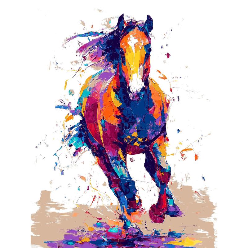 Painting by Numbers Funny Animals Zebra