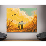 Painting by Numbers for Adults Lovers Embraced