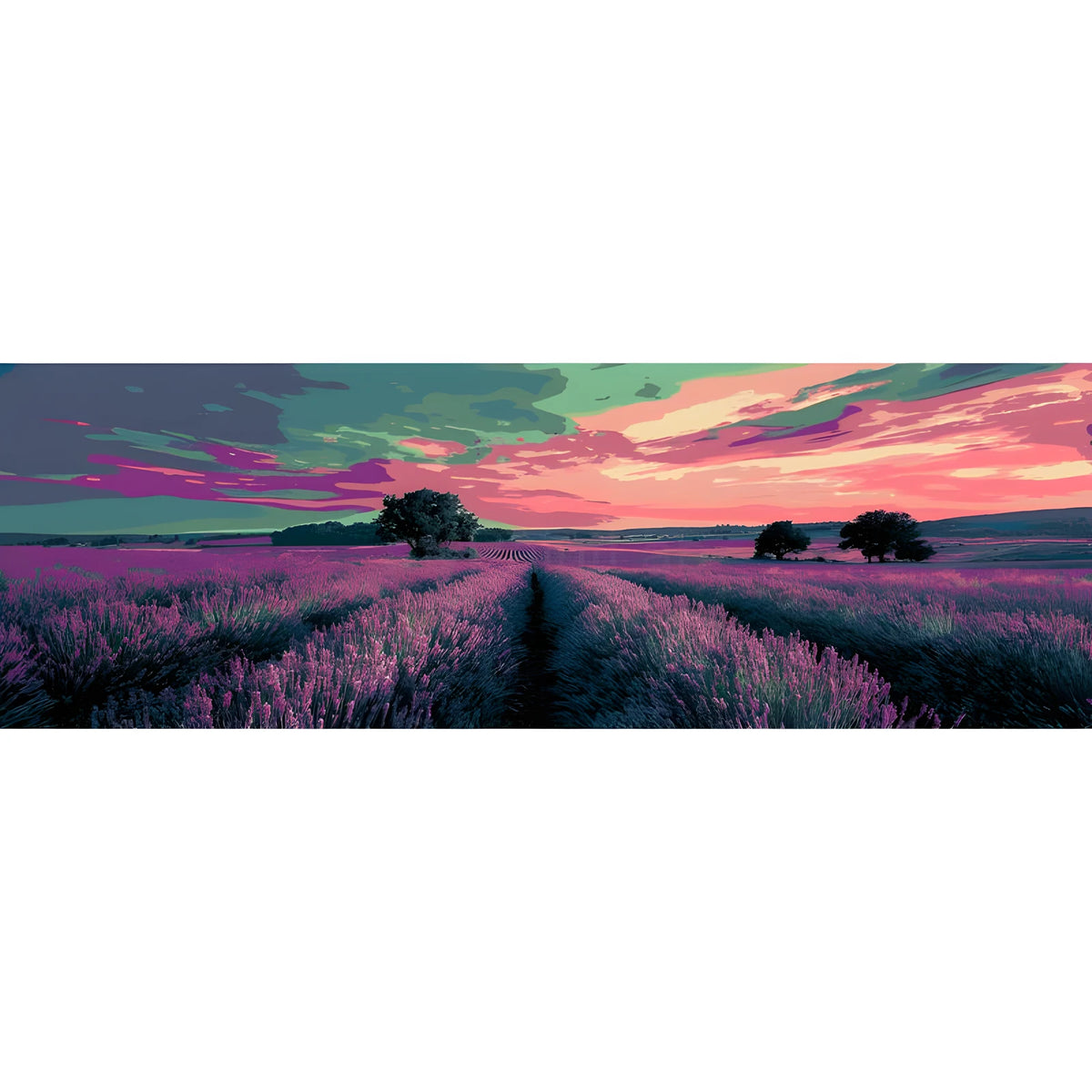Painting by Numbers Lavender Field