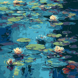 Paint by Numbers Water Lilies