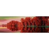 Painting by Numbers Lake Shore Pink Trees