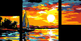 Painting by Numbers Fantasy World- 3-Panel (Triptych) -SS-099