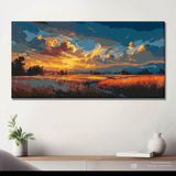Painting by Numbers Landscape Orange