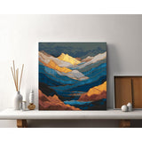 Painting by Numbers Mountains of Gold