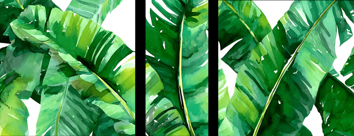 Painting by Numbers Leaves- 3-Panel (Triptych) -SS-181