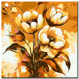 Paint by Numbers Flower Painting I