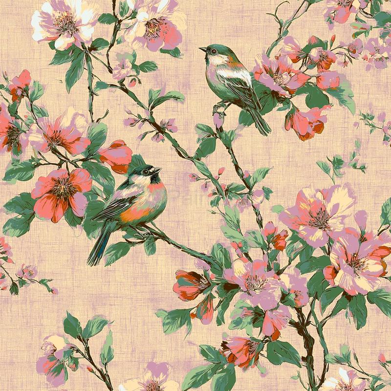 Painting by Numbers Flowers and Birds