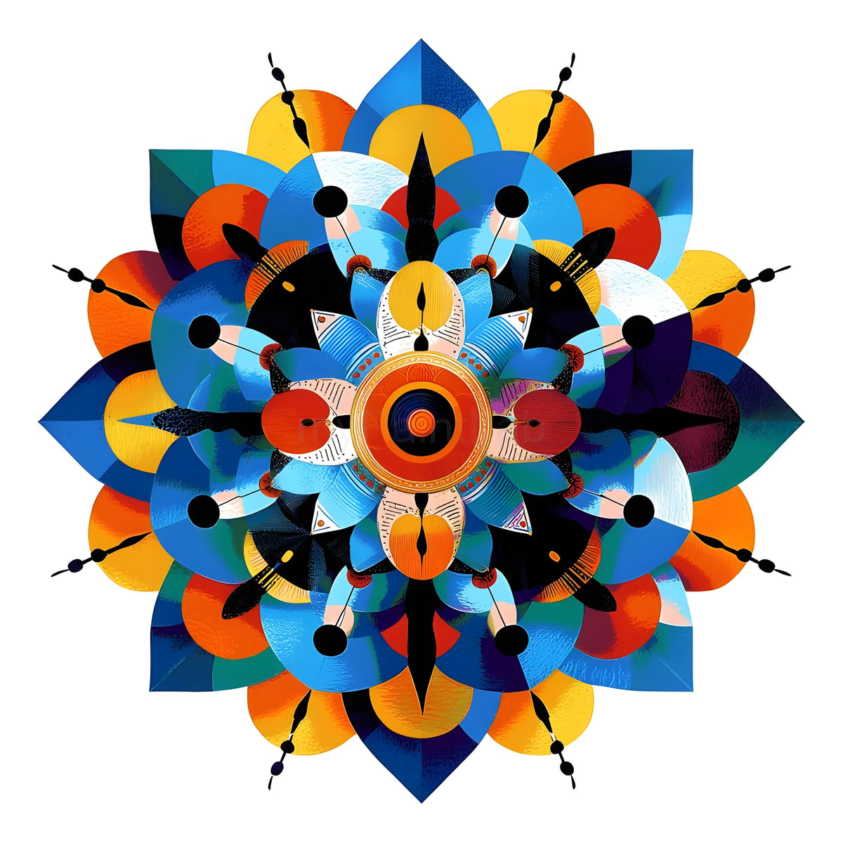 Paint by Numbers Pattern Star