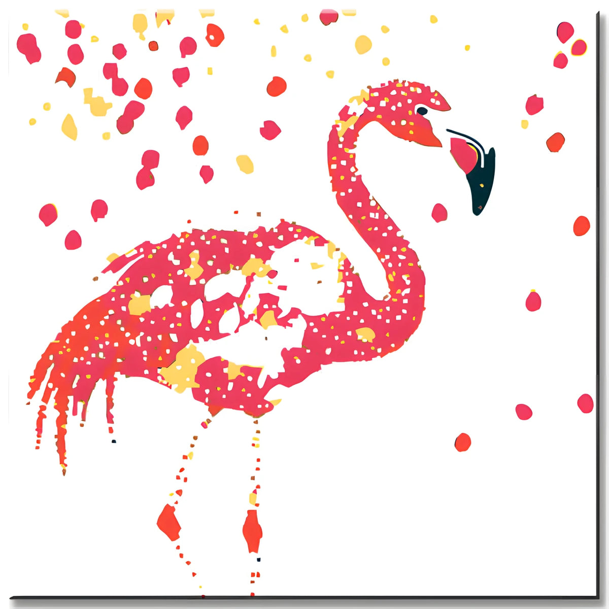 Paint by Numbers Animals Pink Flamingo Portrait