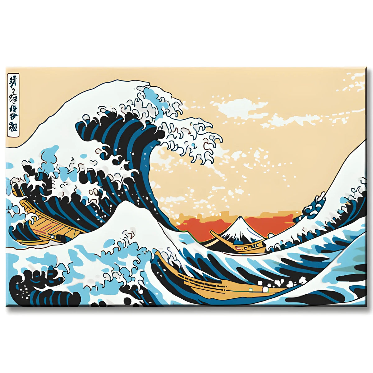 Paint by Numbers Kanagawa Wave
