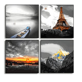 Painting by Numbers SS-492-495-496-497 4-Panel