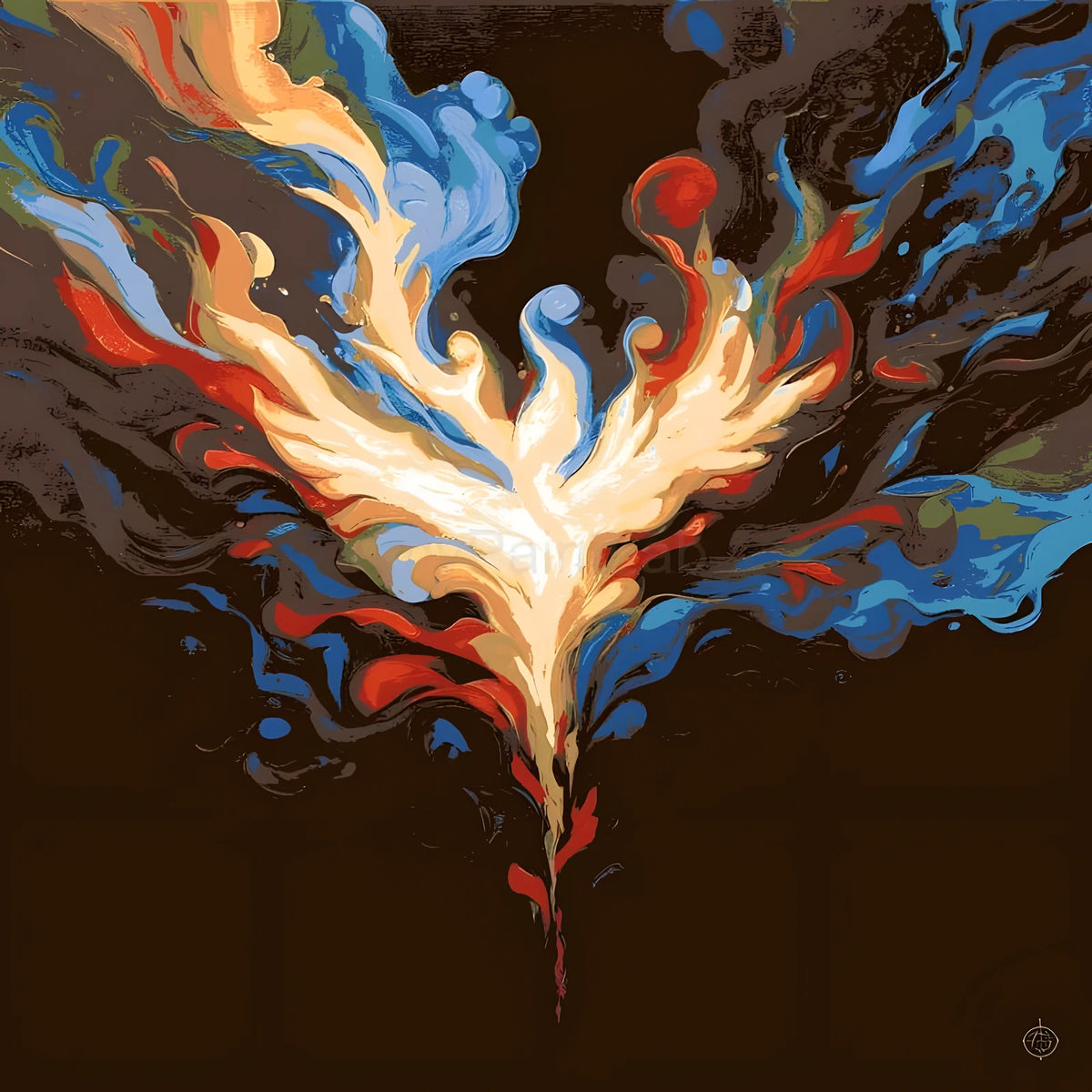 Painting by Numbers Colorful Steam
