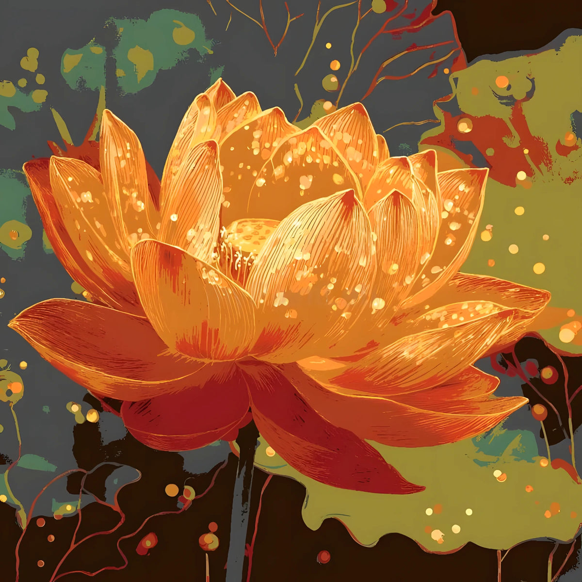 Paint by Numbers Flower