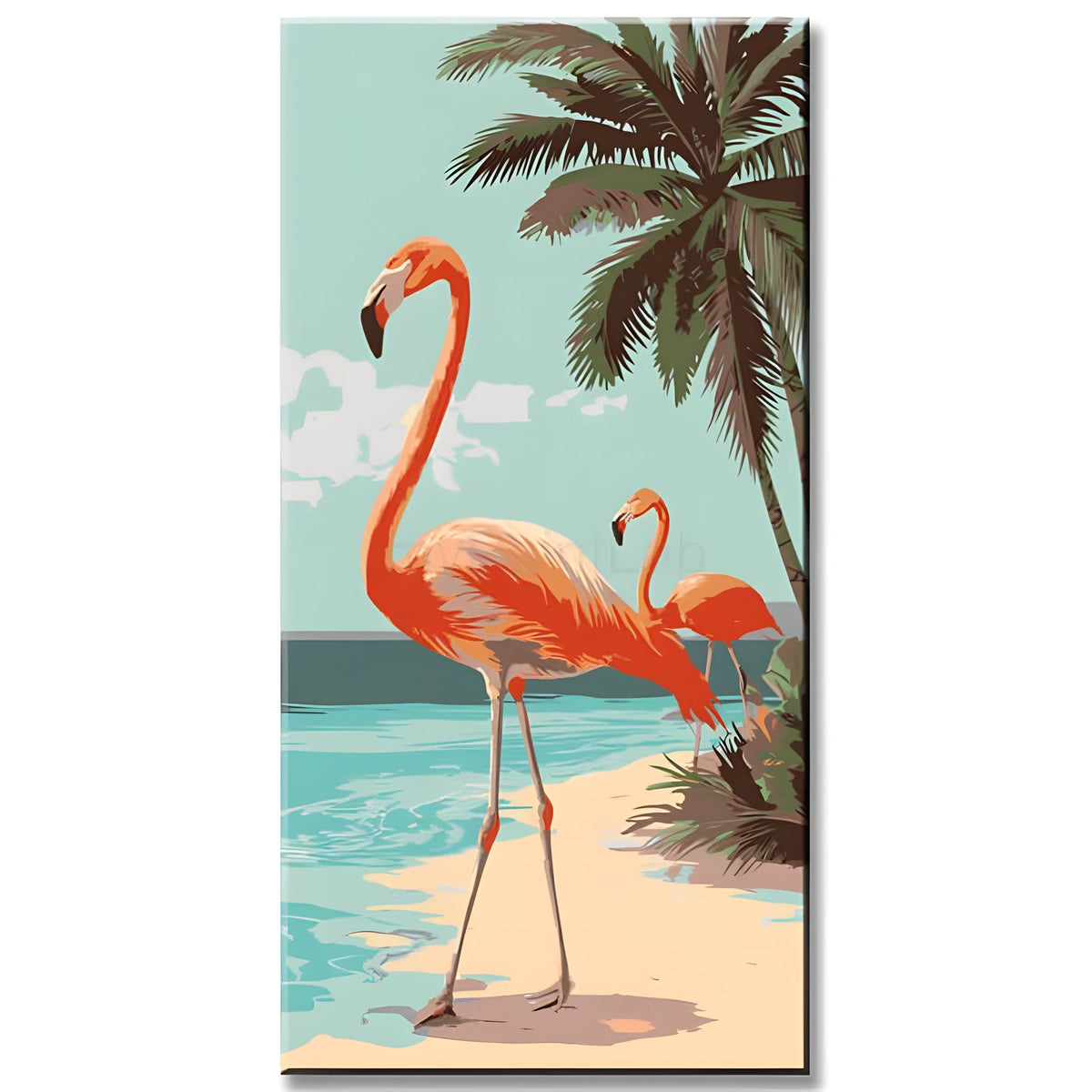 Painting by Numbers Flamingo Couple