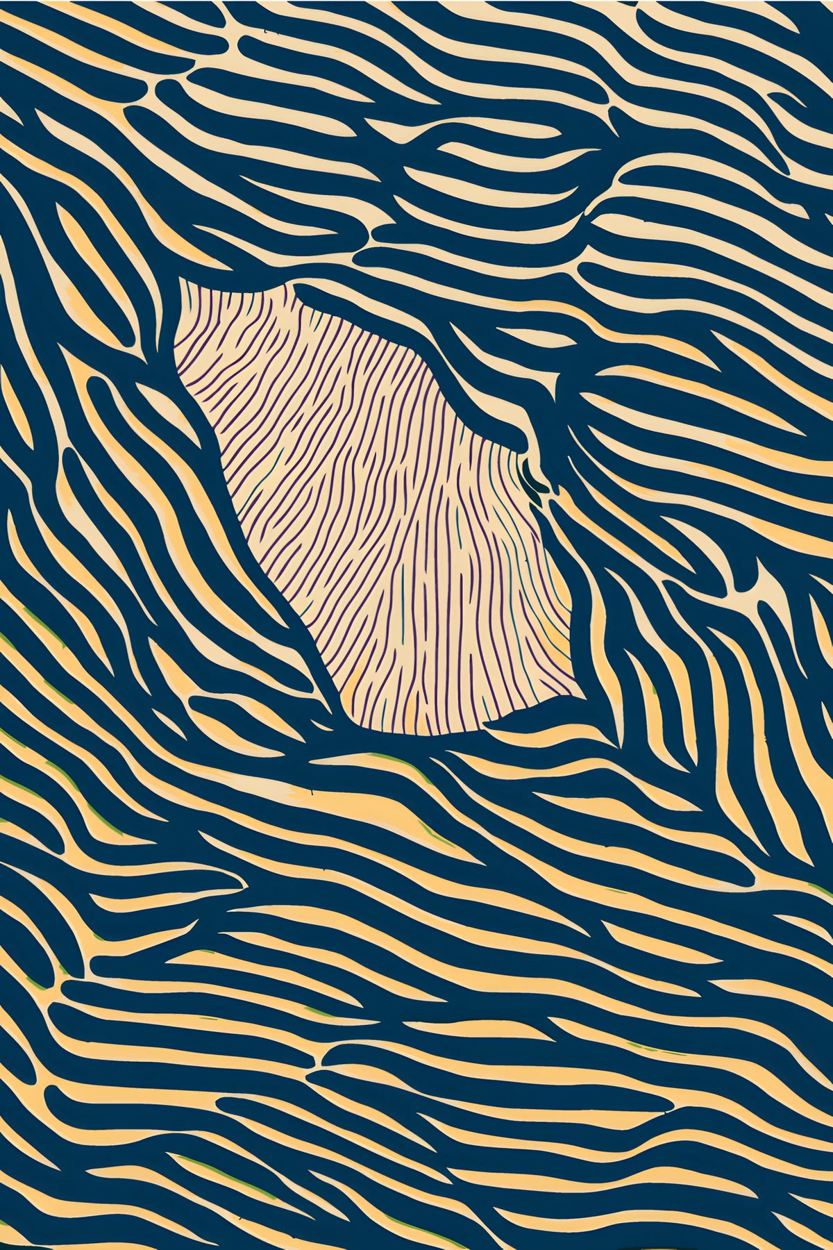 Paint by Numbers Gold Pattern
