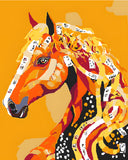 Painting by Numbers Horses with Ribbons