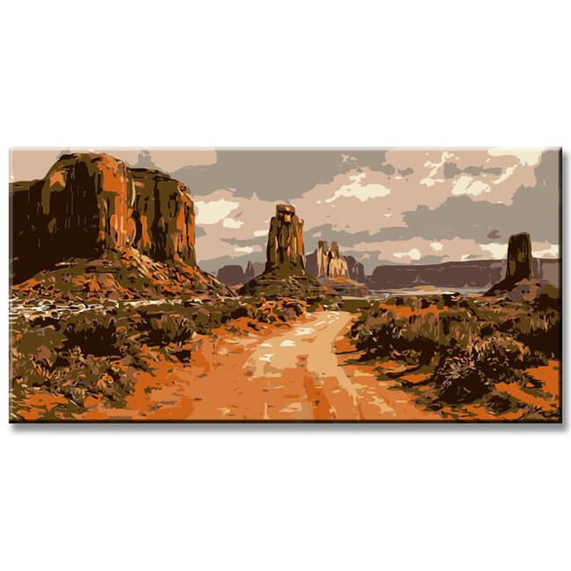 Paint by Numbers America Wild West Landscape