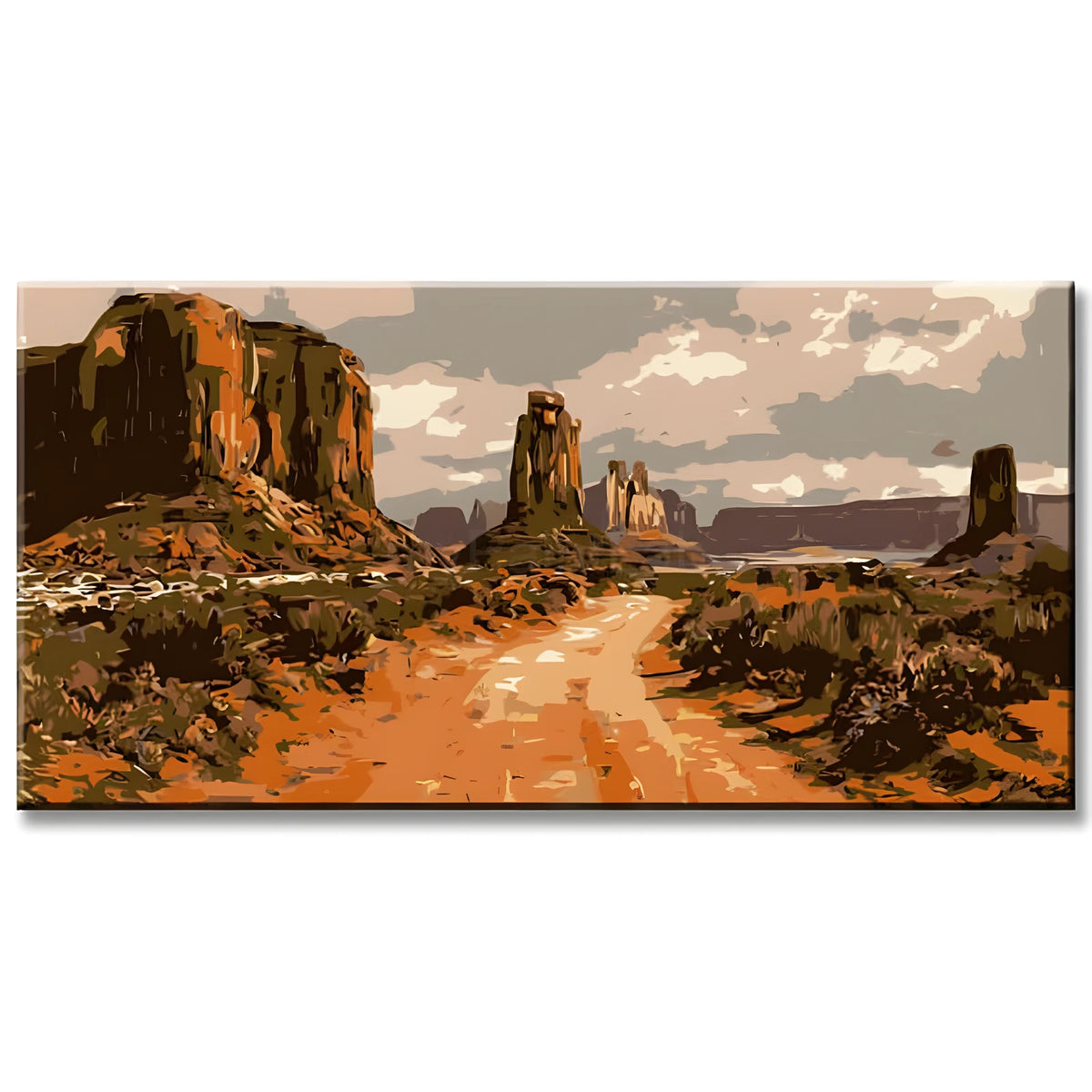 Paint by Numbers America Wild West Landscape