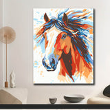 Paint by Numbers Horse Painting Animal Art
