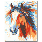 Paint by Numbers Horse Painting Animal Art