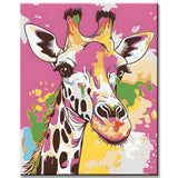 Paint by Numbers Giraffe Painting Animal Art