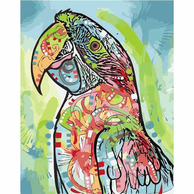 Paint by Numbers Parrot Animal Art
