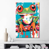 Painting by Numbers Frog Animals Modern Animal Art