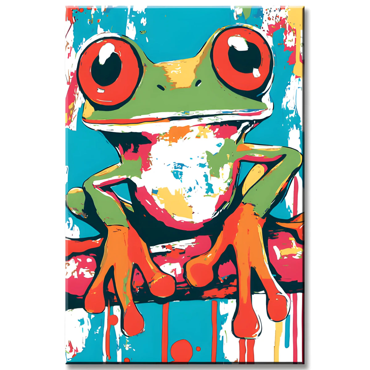 Painting by Numbers Frog Animals Modern Animal Art