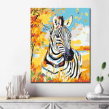 Paint by Numbers Zebra Horse Animals Modern Animal Art Painting
