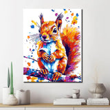 Painting by Numbers Squirrel Modern Animal Art