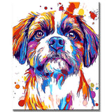 Painting by Numbers Dear Dog Modern Animal Art