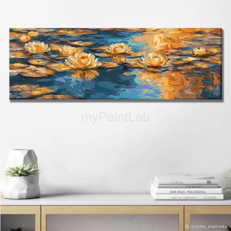 Paint by Numbers Water Lilies