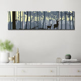 Painting by Numbers Wild in The forest- 3-Panel (Triptych)