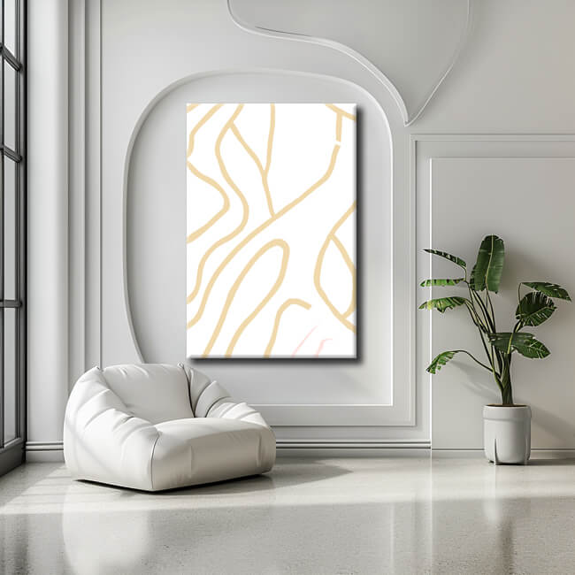 Painting by numbers Clear contours