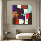 Paint by Numbers Colorful Art Stencil I