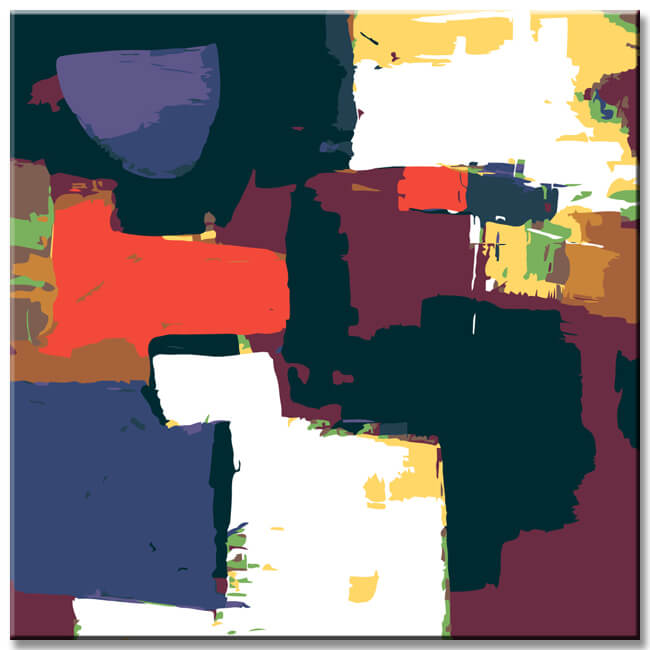 Painting by Numbers Colorful Art Stencil II