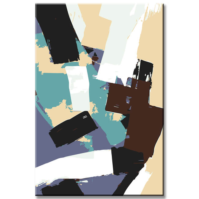 Painting by Numbers Abstract Art Rhythms I