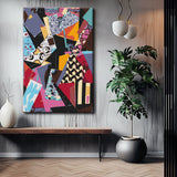 Paint by Numbers Abstract Mixed Media Art V