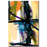 Painting by Numbers Abstract Art Brush Dance I