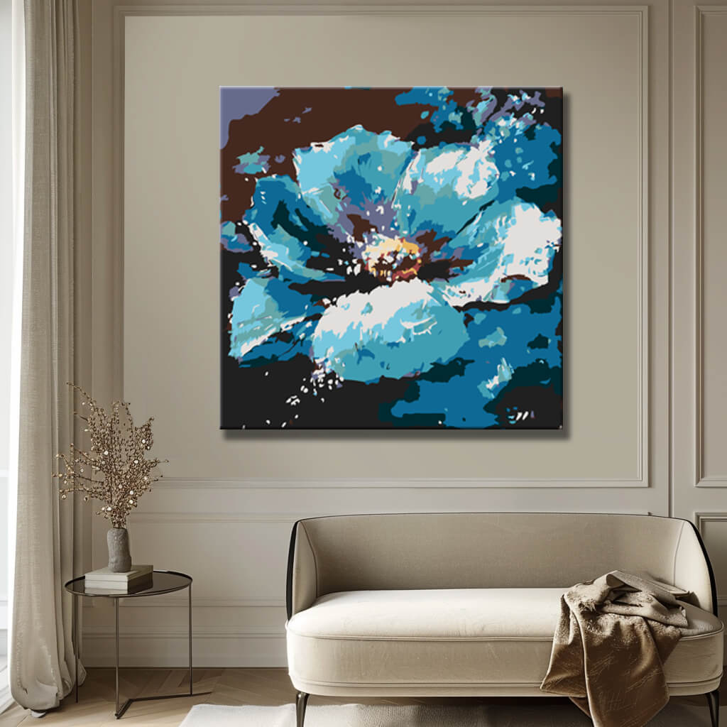 Painting by Numbers Blue Flower I