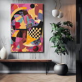 Paint by Numbers Abstract Mixed Media Art VV