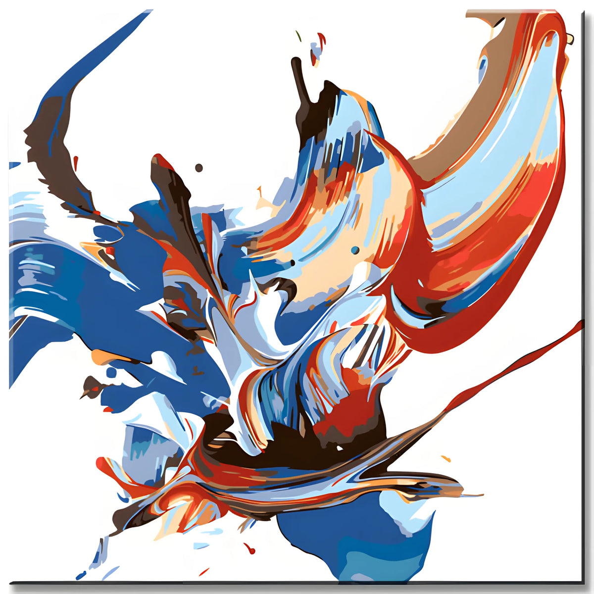 Paint by Numbers Abstract Art Color Play IV