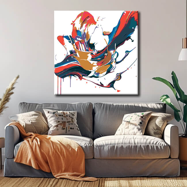 Painting by Numbers Abstract Art State of The Nation II