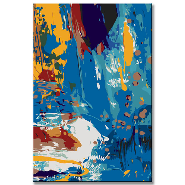 Painting by Numbers Abstract Topaz Art I